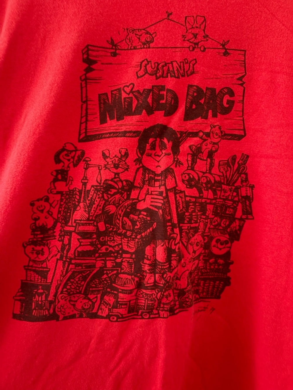 Vintage Red Graphic Tee
